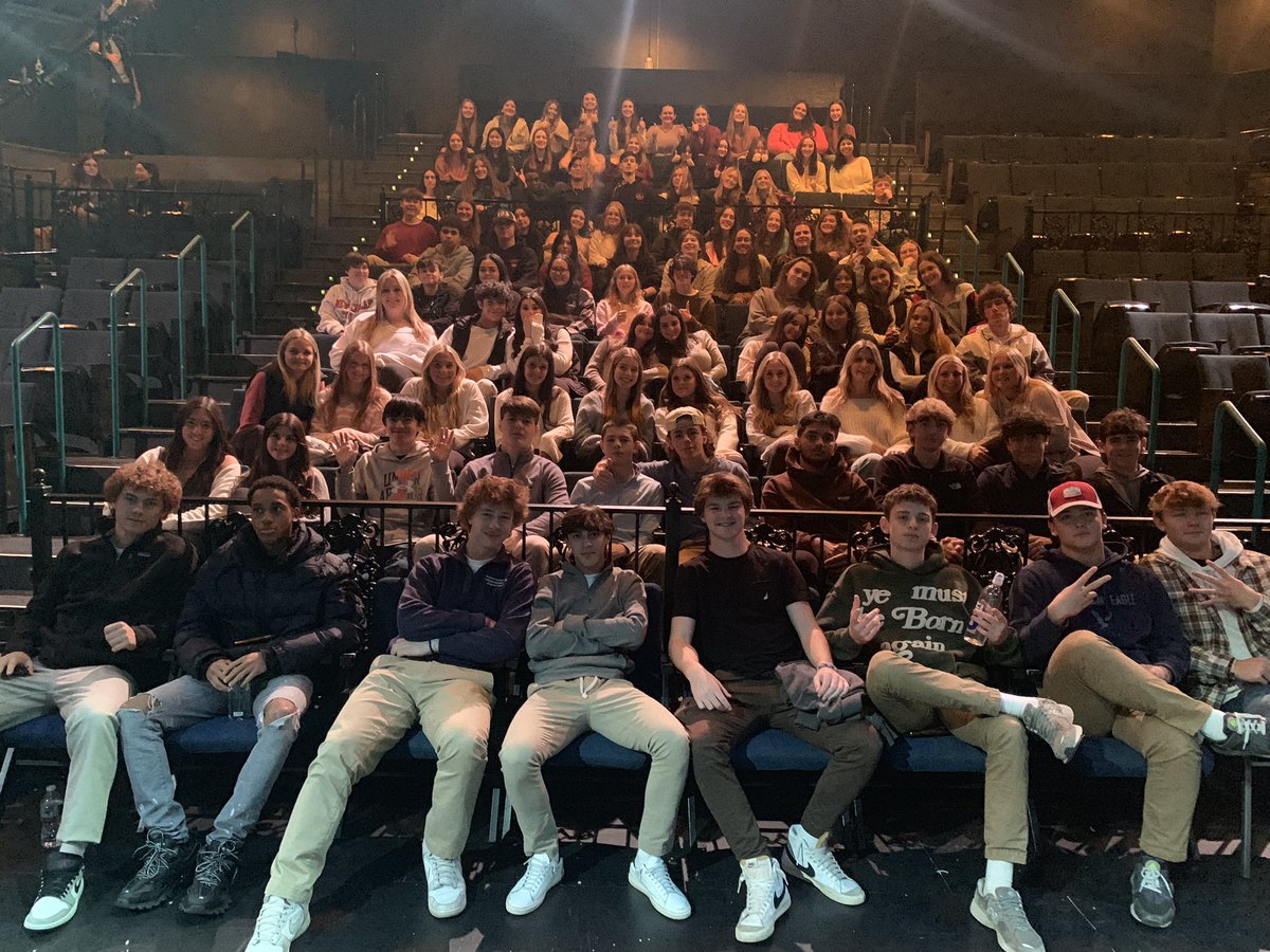 Couldn’t be more proud of this group at the <a href="/trinityrep/">Trinity Rep</a> to see A Christmas Carol. 
By far the most respectful, well-dressed and attentive group here!