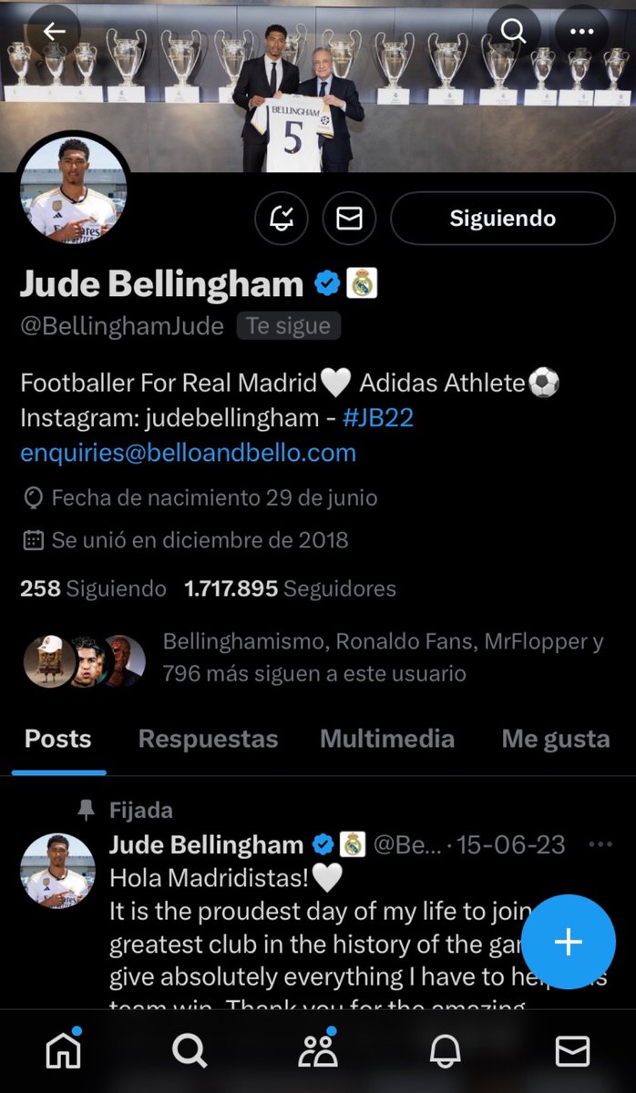 Jude Bellingham tweet media