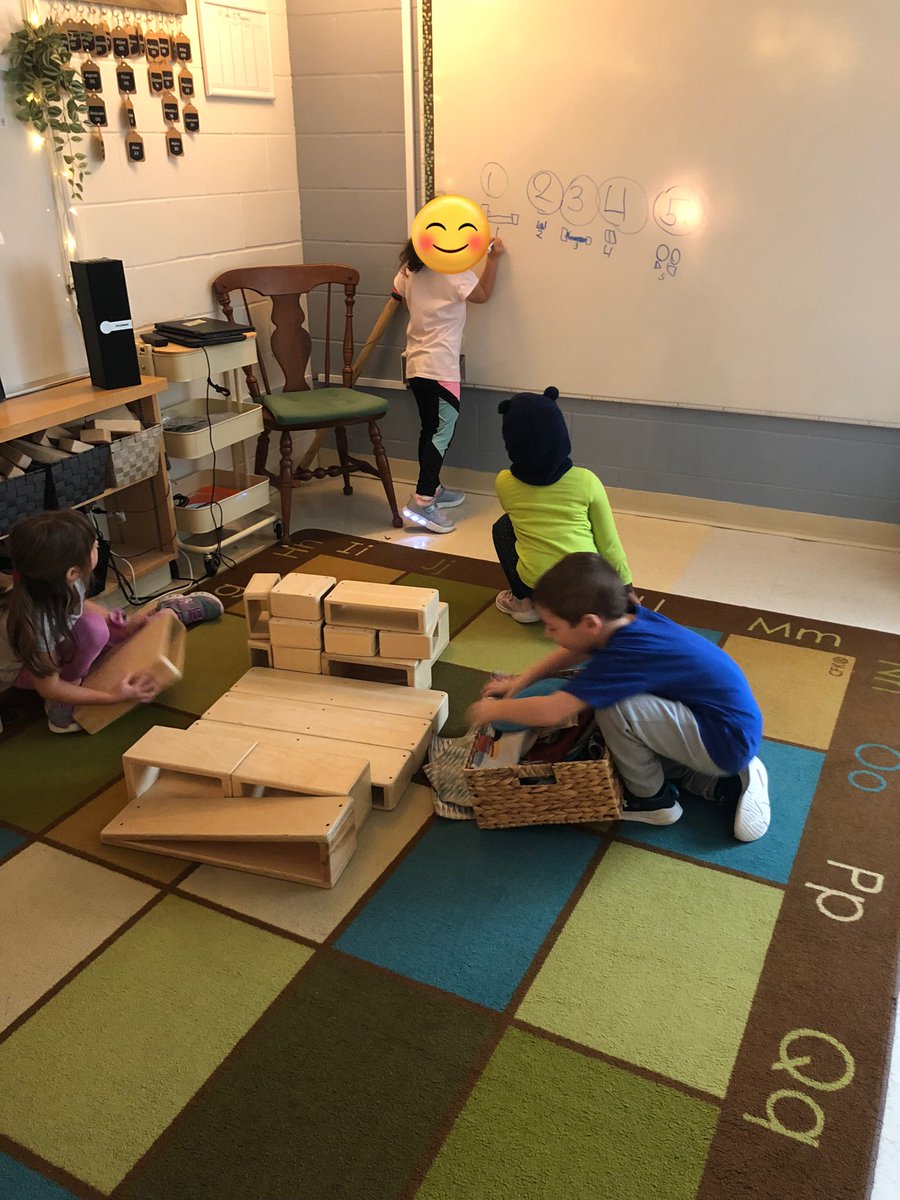 AskariNasim's tweet photo. Our Ss @KCBusyBees put their engineer hats today at blocks area! They came up with their design before creating their bedrooms! 🤩🙌♥️ #ocsbSTEAM #ocsbDL #ocsbKindergarten #AnnCharacter #ocsbCollabration #ocsbCommunication #ocsbCriticalThinking @StAnneOCSB https://t.co/7l6Bw9hv87