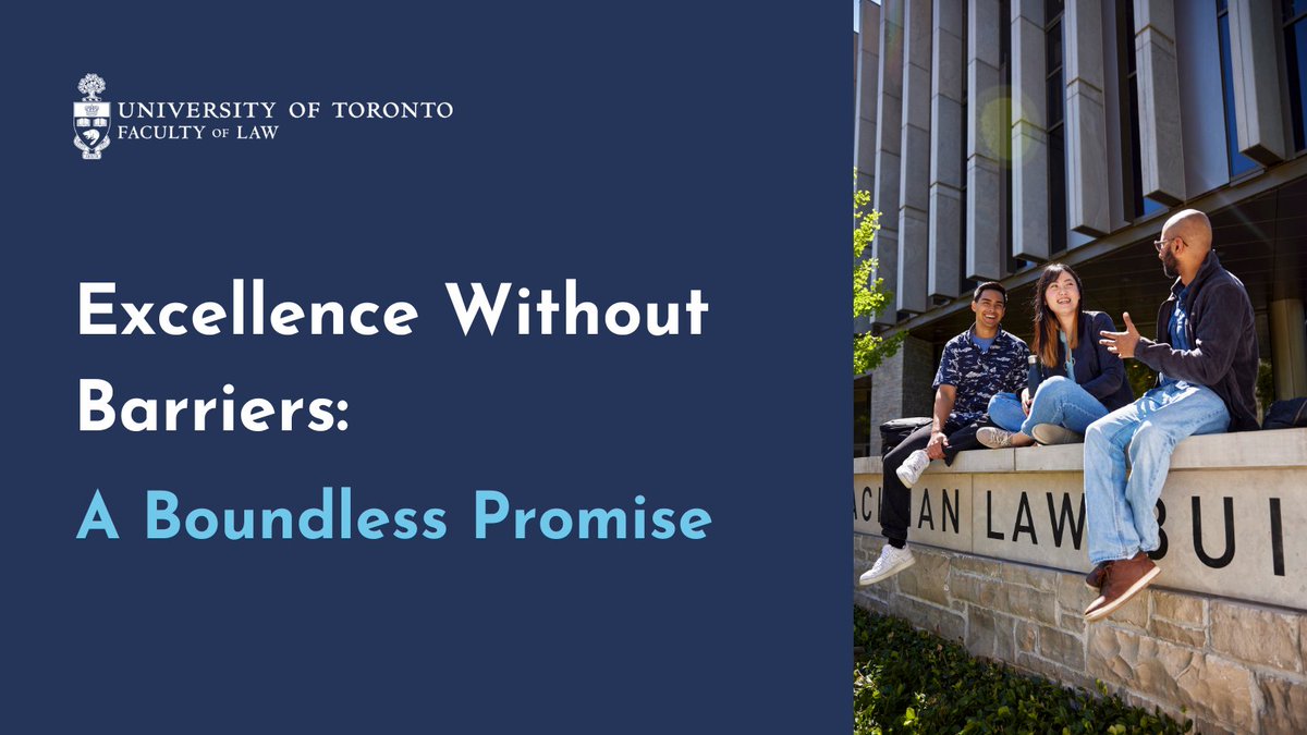 #UofTLaw is celebrating a milestone 🎉 Fueled by the generosity of 500+ donors, we have transformed law school financial aid — exhausting the entire eligible match from #UofT's Boundless Promise, our bursary program has now reached +$43 million 🤯 youtu.be/3CiN-laU78U