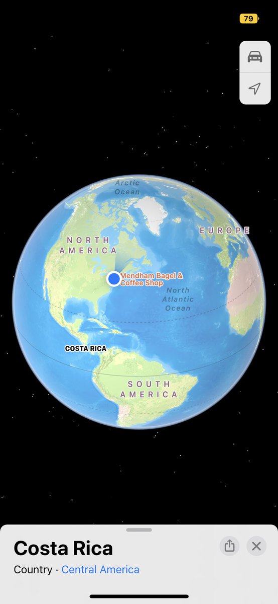kelronhubbard's tweet photo. no matter what i search for on maps it still thinks i’m trying to get to my bagel place https://t.co/dI7N5NdrIo