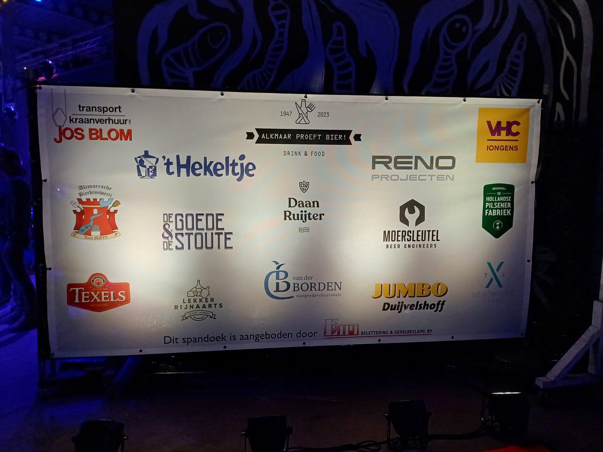 Met trots zijn wij dit jaar wederom sponsor van @Alkmaarproeftbier

#alkmaarproeftbier #speciaalbier #alkmaar #alkmaarprachtstad #overdie #oudoverdie #CraftBeer #dedie #brouwerijdedie