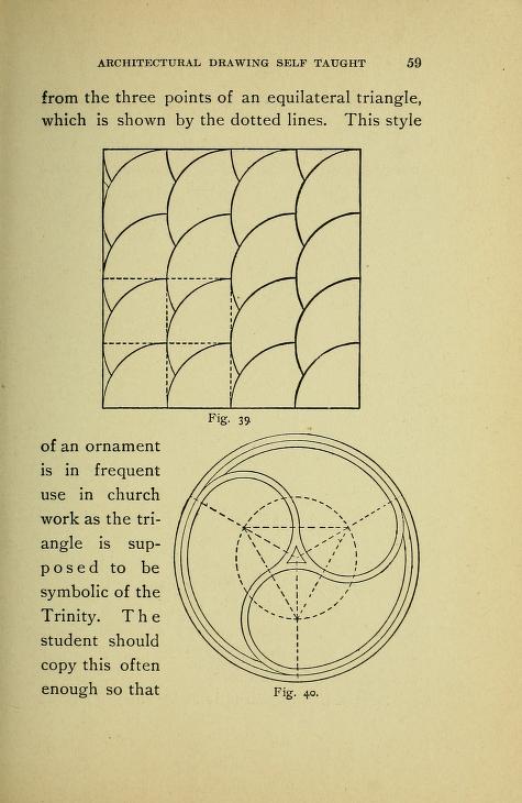 tessellationfan's tweet photo. Simple aesthetic unknown tiling #6. Tiling derived from overlapping circles about their centre, by
Frederick T. Hodgson in ‘Easy Steps in Architecture and Architectural Drawing’, 1907. https://t.co/JwlRHLvmt1