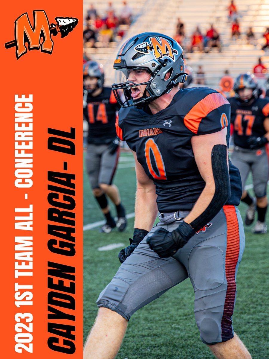Minooka_Indians's tweet photo. Cayden Garcia 2024 DL @CaydenGarcia24 
1st Team All-Conference
1st Team All-State 8A
2024 Defensive Team MVP https://t.co/qhFdIxGuWv