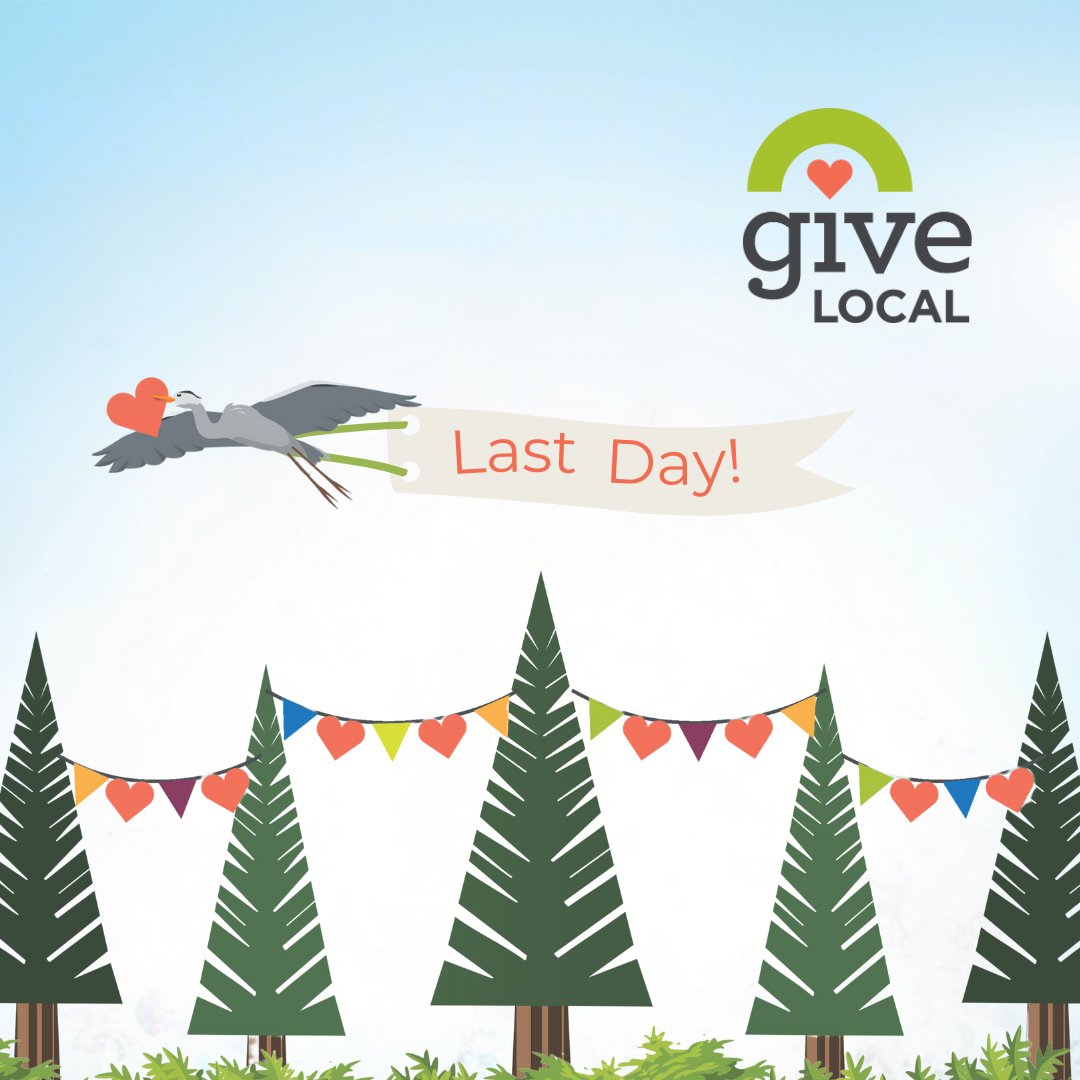 tcfsps's tweet image. Harriott, the #GiveLocal Heron, wants to remind us that today is the last day of #GiveLocal2023! Be sure to visit spsgives.org to express your love and care for our communities by 11:59 pm today through meaningful gifts of all sizes. 🧡