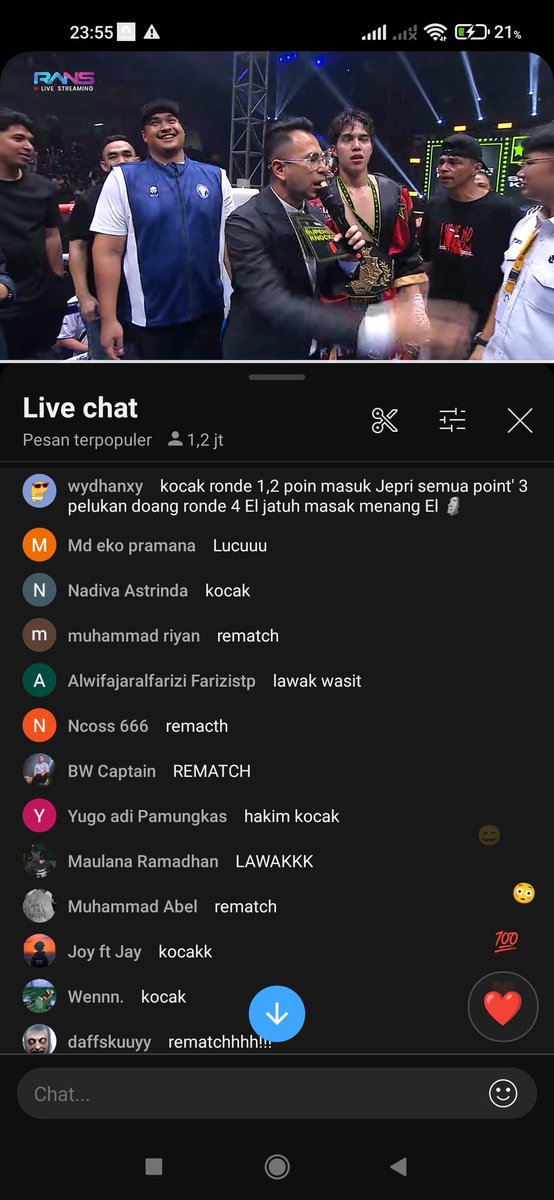 irfanfun17's tweet photo. Ini Super Gk Habis deh. 

Menang di Penonton @jefrinichol https://t.co/E4QMrJUKnu