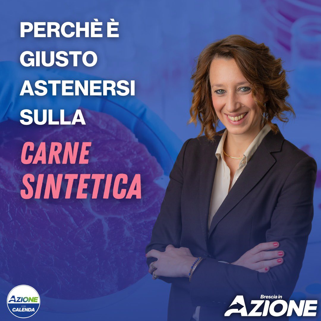 CaterinaAvanza's tweet photo. Prima di tutto, solidarietà ai deputati aggrediti @riccardomagi @bendellavedova: quando si usano le mani, si passa sempre dalla parte del torto!

Ma perché è giusto astenersi sulla legge riguardo la carne sintetica? 

Entriamo nel merito:

1) non disponiamo oggi di dati sufficienti per poter votare con cognizione di causa. Nessuna richiesta è stata depositata all’EFSA (agenzia europea per la sicurezza alimentare), dunque gli studi scientifici non sono stati fatti. Va inoltre specificato che l’EFSA analizzerà solo la sicurezza alimentare e non l’impatto ambientale. È fondamentale ottenere studi approfonditi anche sull’impatto ambientale, come per ogni nuova tecnologia;

2) vietare la ricerca non è MAI una soluzione;

3) c'è un rischio alto di procedura di infrazione europea, in quanto questo decreto non rispetta le regole del mercato comune in materia di libera circolazione delle merci;

4) allo stesso tempo, è giusto invocare il principio di precauzione e chiedere alla Commissione europea di non utilizzare il quadro legale del cosiddetto « novel food » nell’analisi e l’autorizzazione di messa sul mercato di questi prodotti, ma piuttosto la procedura di analisi e autorizzazione che è usata per i farmaci, in quanto il processo produttivo di carne sintetica è molto similare. Questa è LA vera battaglia da fare;

5) oltre alla carne sintetica ci piacerebbe che il Governo indicasse anche cosa intende fare per sostenere le imprese agricole in termine di competitività e transizione ambientale, se no siamo all’ennesima distrazione di massa.

#carnesintetica #Azione