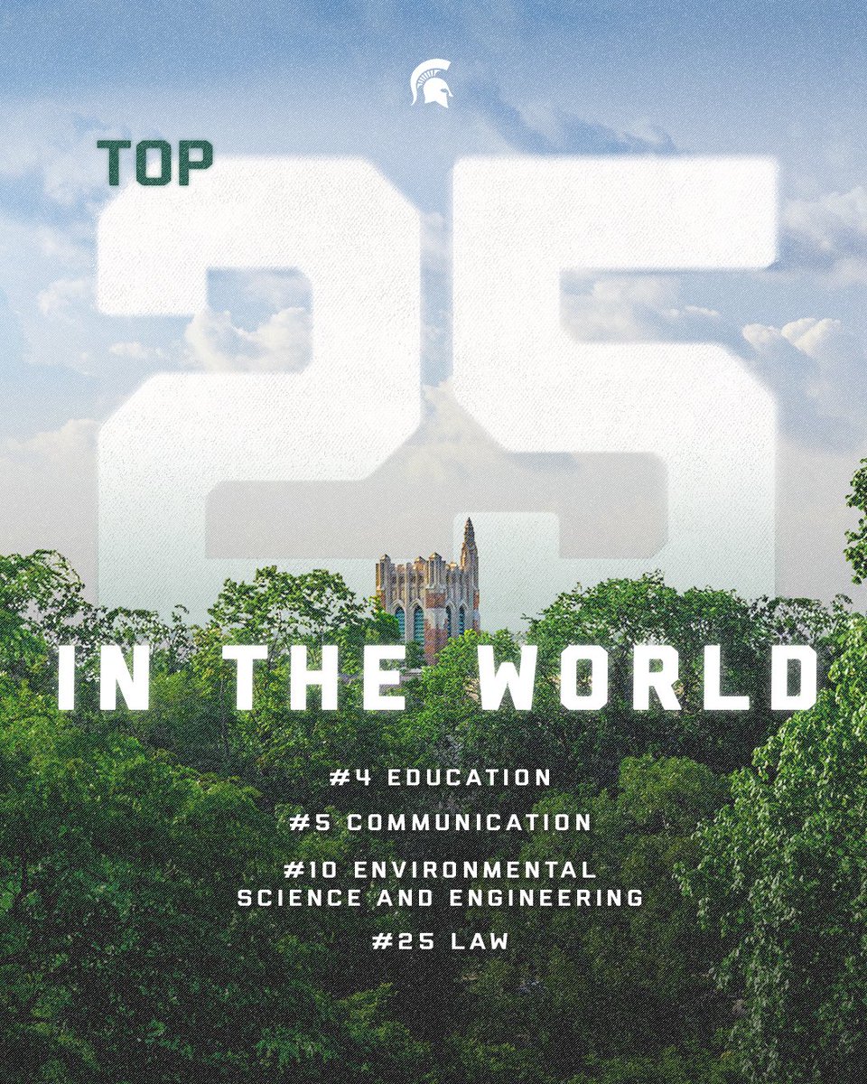 michiganstateu's tweet photo. Proud of this. 💚🤍 https://t.co/ir5DLbOAWQ