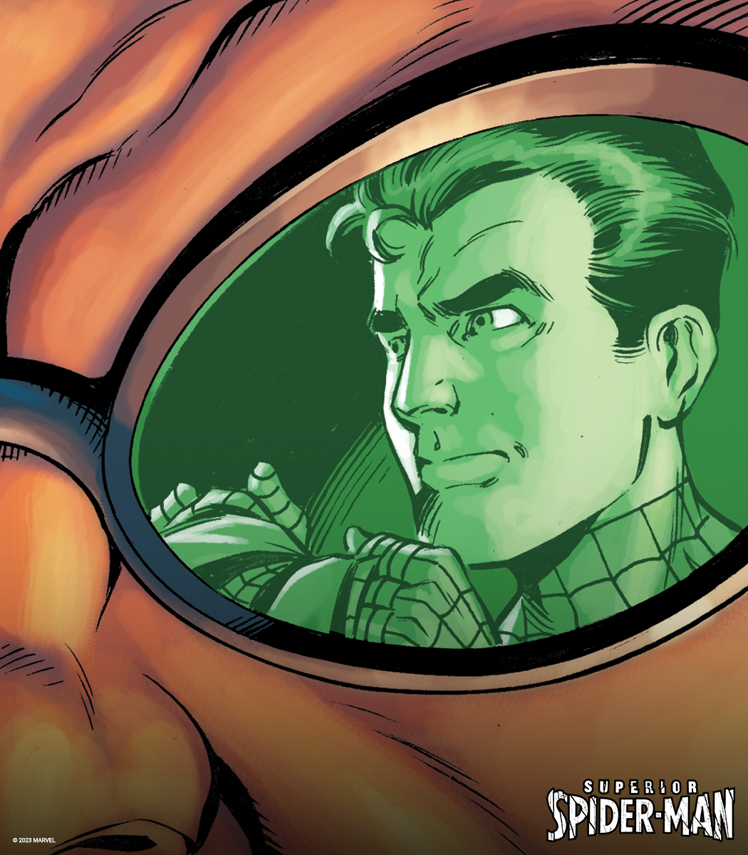 SpiderMan's tweet photo. "I’ve studied him for years. I know everything there is to know about Peter Parker.” This week, the Superior Spider-Man returns. https://t.co/MfBGn5MLlN