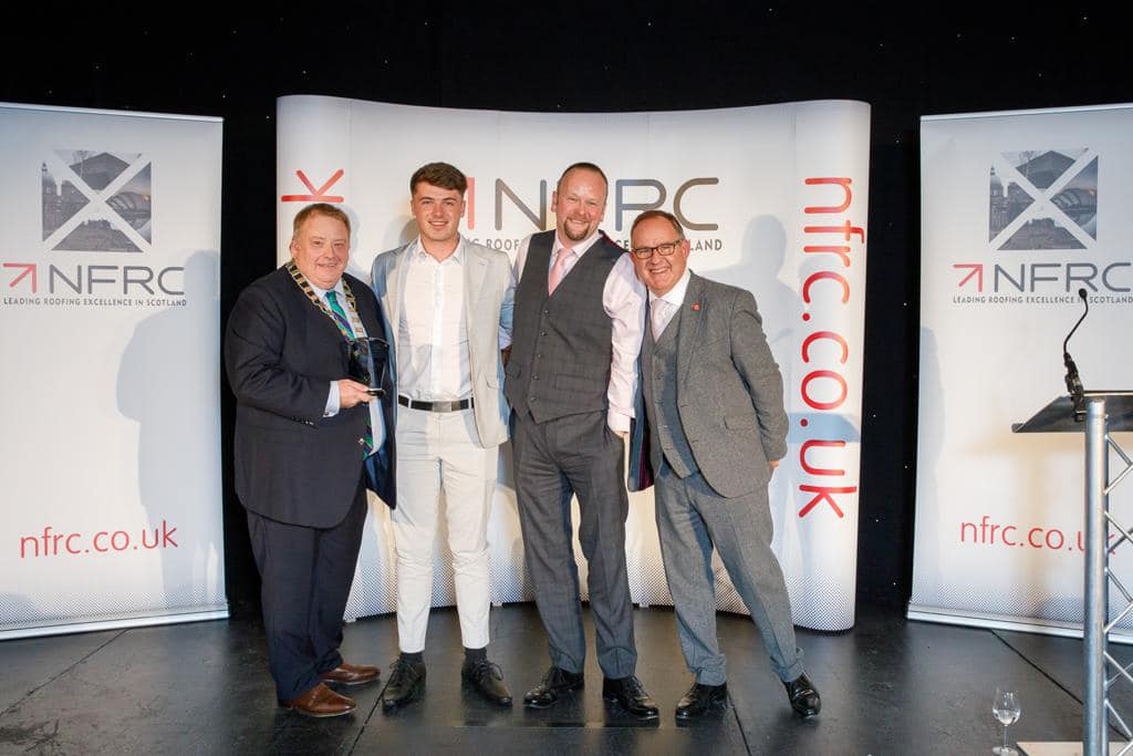 Scottish Young Roofer of the Year winner, Hamish Morgan of Hume Roofing, has received a parliamentary motion recognising his achievement. Read more: bit.ly/3QGyM0G

With thanks to @Rachael2win