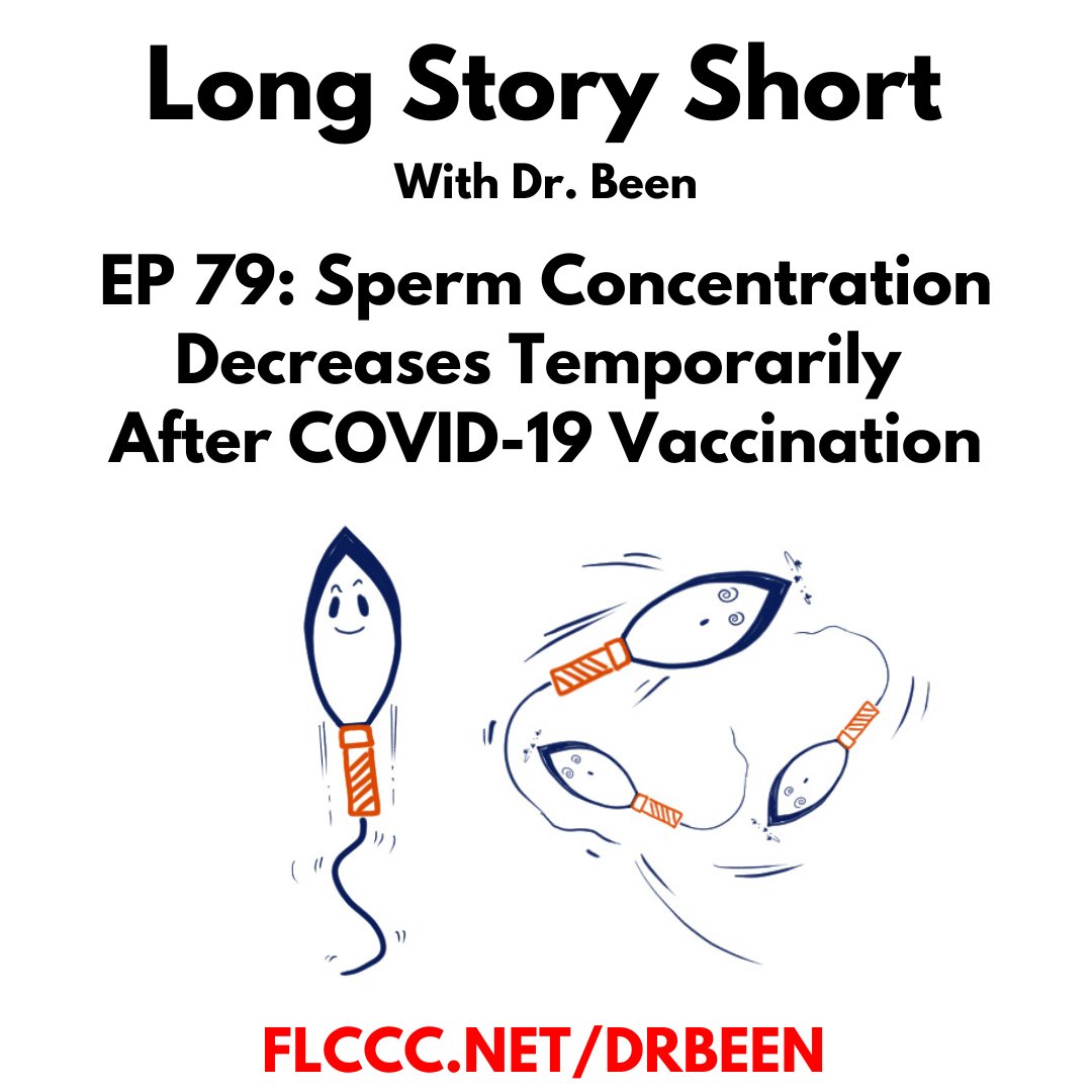 Honest_Medicine's tweet photo. In this latest episode of #LongStoryShort, @drbeen_medical shares a study from Israel demonstrating that sperm concentration reduces after #PfizerBioNTech COVID-19 vaccination.
Watch here: https://t.co/eozorzgiIP
#FLCCC #FLCCCAlliance #LongStoryShort #DrBeen #COVID19 https://t.co/cHYQYlPfnO