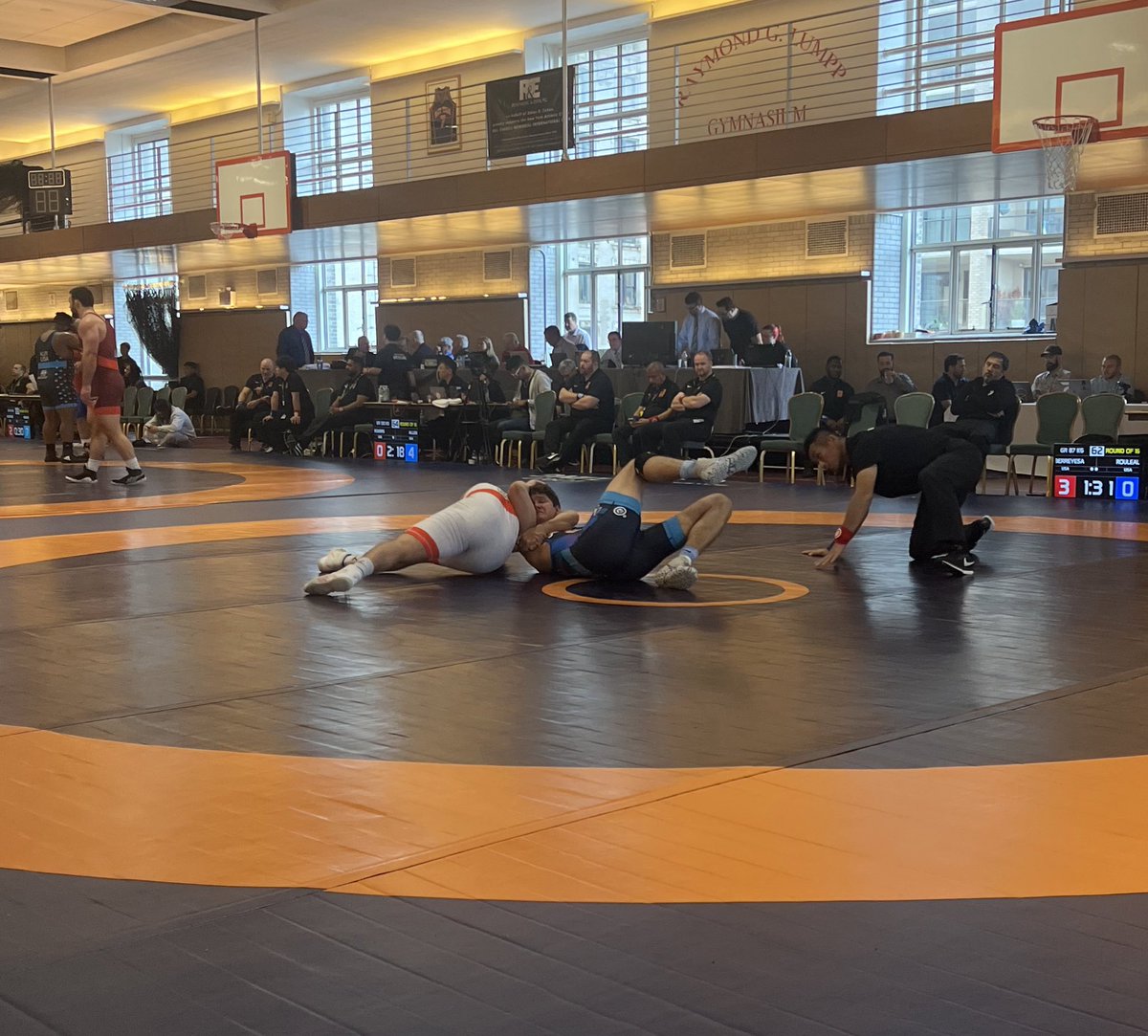 Bill Farrell International Rd 1: Andrew Berreyesa won by fall over Rouleau (USA) in 1:27.