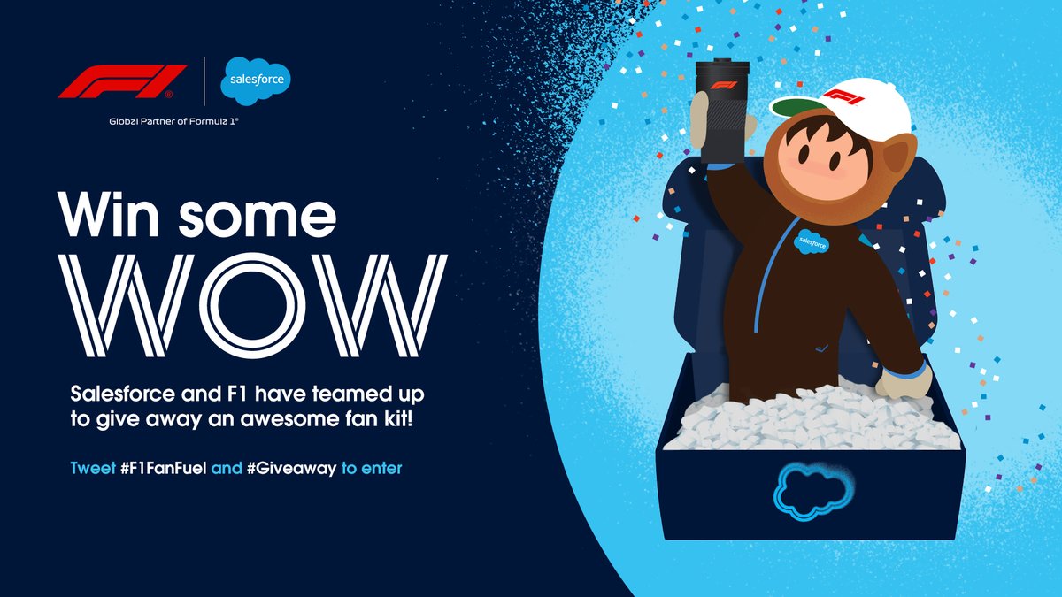 salesforce's tweet image. It’s almost lights out at the #LasVegasGP and we’re gearing up to bring @F1 fans closer to the action — this time with some fan kits.

Tweet with #F1FanFuel + #Giveaway to enter.

Rules: fooji.info/vegasrules

Ready, set, go Trailblazers! 👇