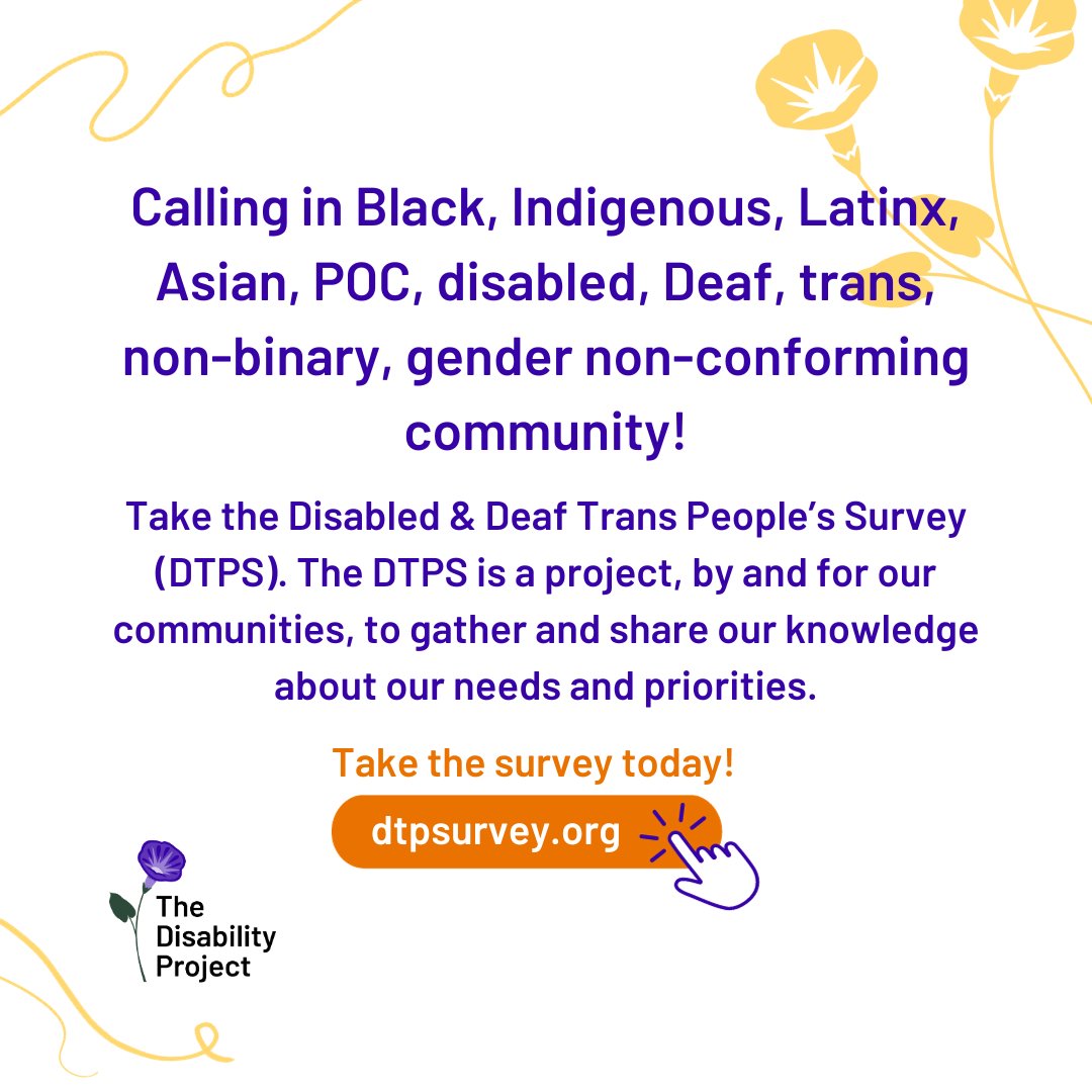 translashmedia's tweet photo. TransLash is sharing this call for #BIPOC #disabled #Deaf #trans #enby #GNC people to Take the Disabled &amp; Deaf Trans People’s Survey: https://t.co/s6ps0yFjfz
#DisabledDeafTransPeoplesSurvey #DisabilityProject #DisabilityJustice https://t.co/1rCPHzSgJ0