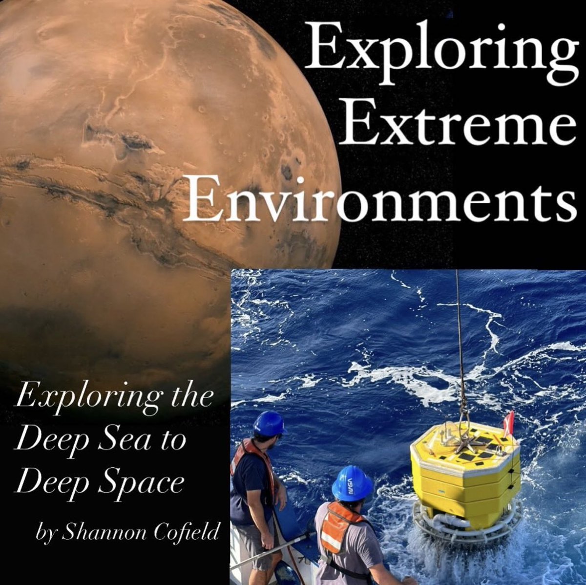 EVNautilus's tweet photo. NA157 Science Team member and @BOEM scientist Shannon Cofield explores her work studying and mapping deep sea and deep #space #geology in our latest #blog. Read all about it and read her advice for those looking to become an #extremeenvironment #explorer: https://t.co/l6fah77Mwp https://t.co/wYbiqjX8Uf
