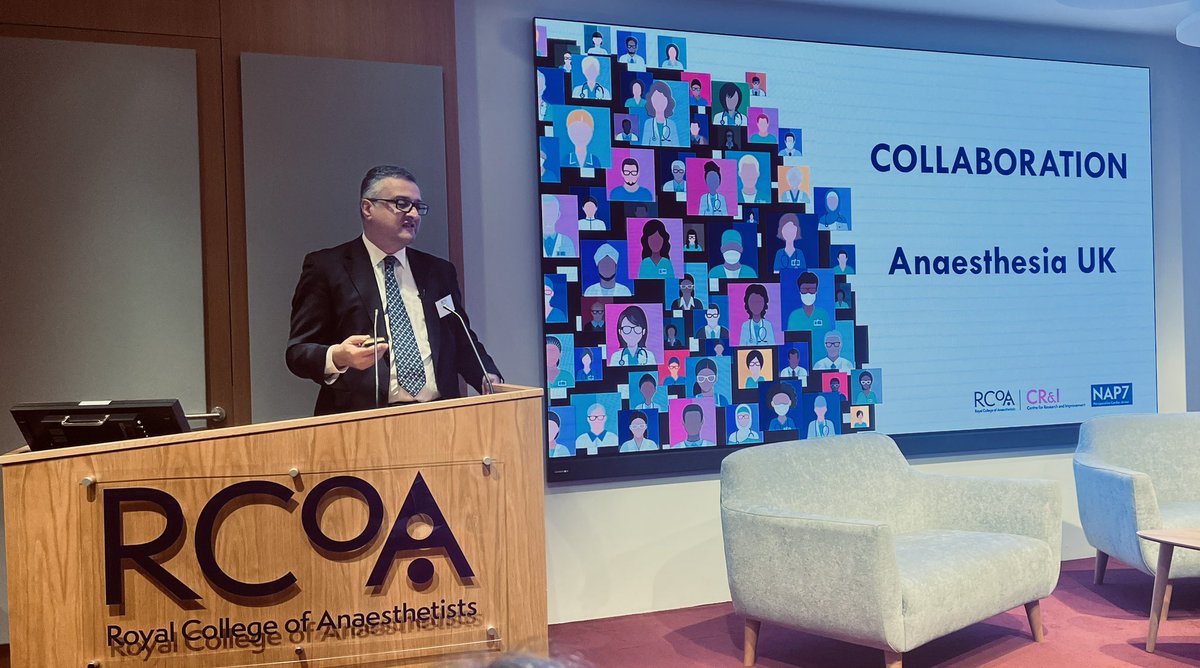 My takeaway from today’s #NAP7 launch is that @RCoANews, #teamanaesthesia and patients can achieve so much for the #NHS when we’re working together. Huge congratulations to all involved 🥇🥳🫡