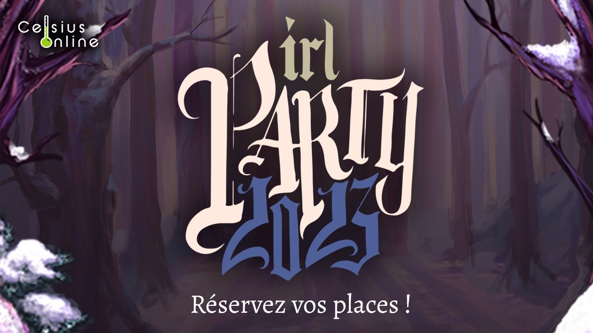 🎉 #CELSIUSONLINE IRL PARTY 2023 🎉
Come celebrate @Celsiusonline and <a href="/CelsiusKingdoms/">Renaissance Kingdoms</a> with us on December 9, 2023, in Paris! 🎂 Get your ticket 👉 celsius-online.com/IRL19ans/