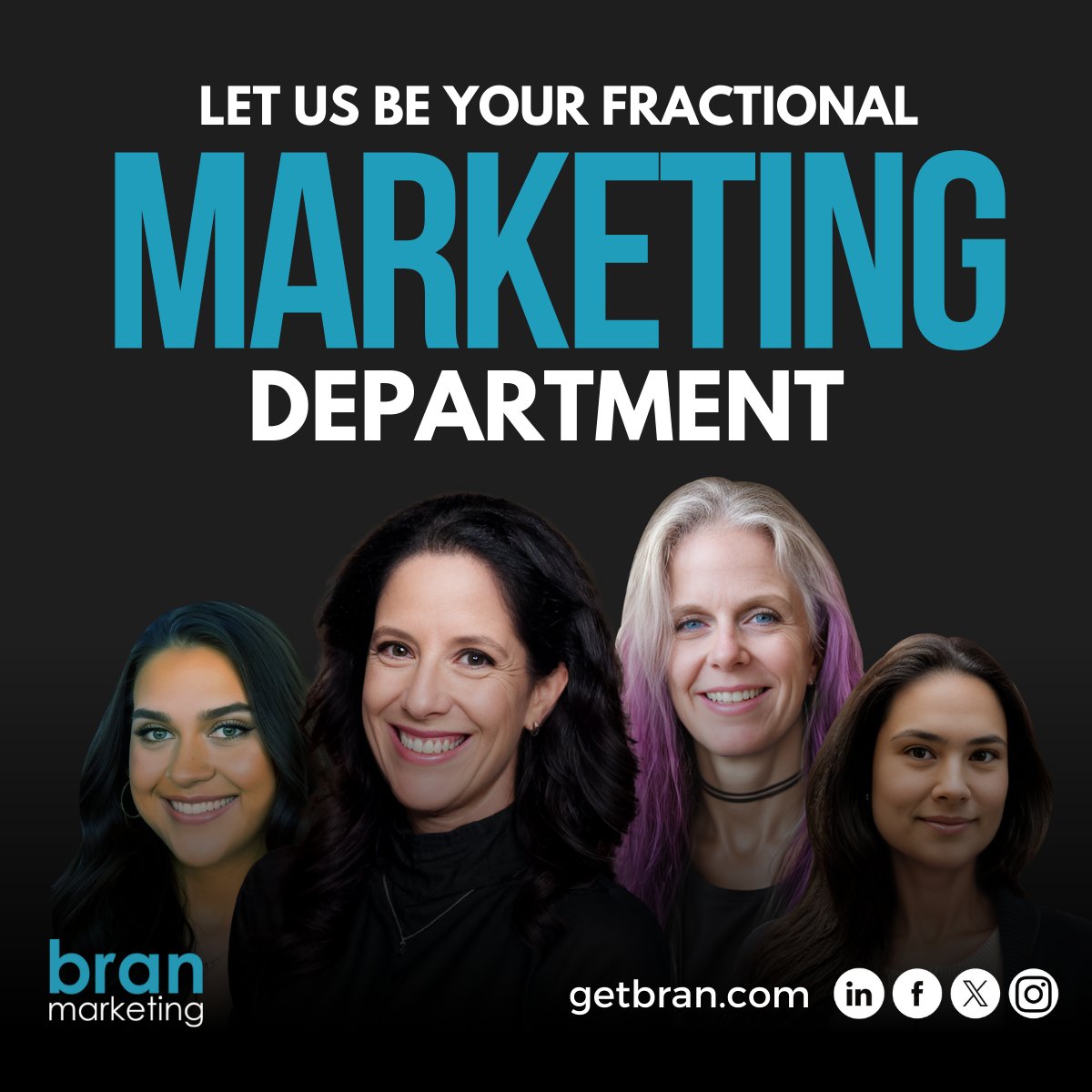 get_bran's tweet photo. Consider us for your marketing department! 
With a vast knowledge base and a plethora of services at our fingertips, tap into our powerhouse of professionals. Think of us as an essential extension of your marketing team, but WITHOUT the full-time cost. 🎯
https://t.co/P20GJpp4zV https://t.co/HscaZqrKhl