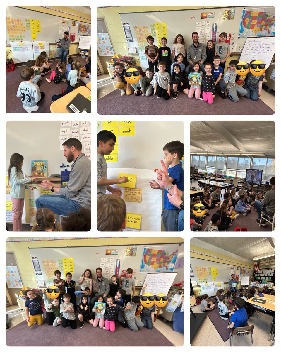 Thank you @SixTenPrincipal for reading to our class and hosting an epic rock, paper, scissors battle!  🪨📈✂️ We had the BEST time!