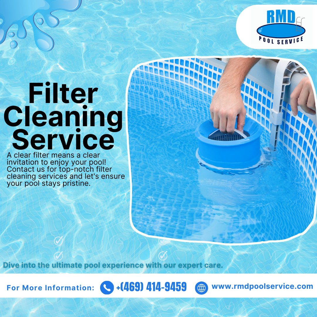 RMDPoolService's tweet photo. A clear filter means a clear invitation to enjoy your pool! 🏡💦 Contact us for top-notch filter cleaning services and let's ensure your pool stays pristine. **
🌍https://t.co/FouUDoZkUU
📞(469) 414-9459
#PoolExperts #PoolServices #PoolMaintenance https://t.co/Vo1RB8MhtX