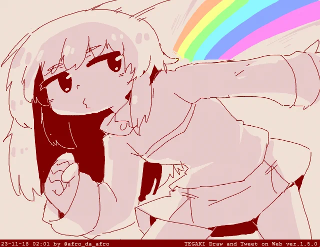 2時ってるじゃ～ん?? #tegaki_dt