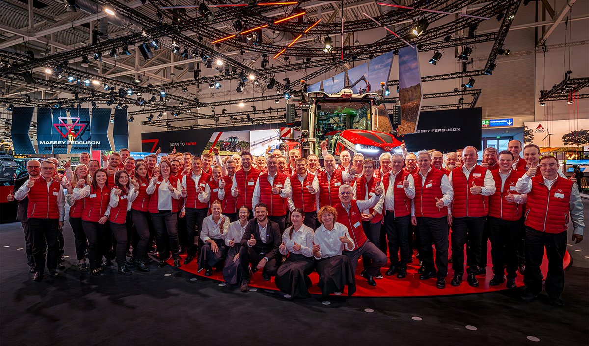 Thank you for being part of this exciting week at #Agritechnica! 🙌 The adventure continues! Meet the MF 9S in Beauvais or in the field close to your farm with the MF eXperience tour. Contact your #MasseyFerguson dealer to find out more