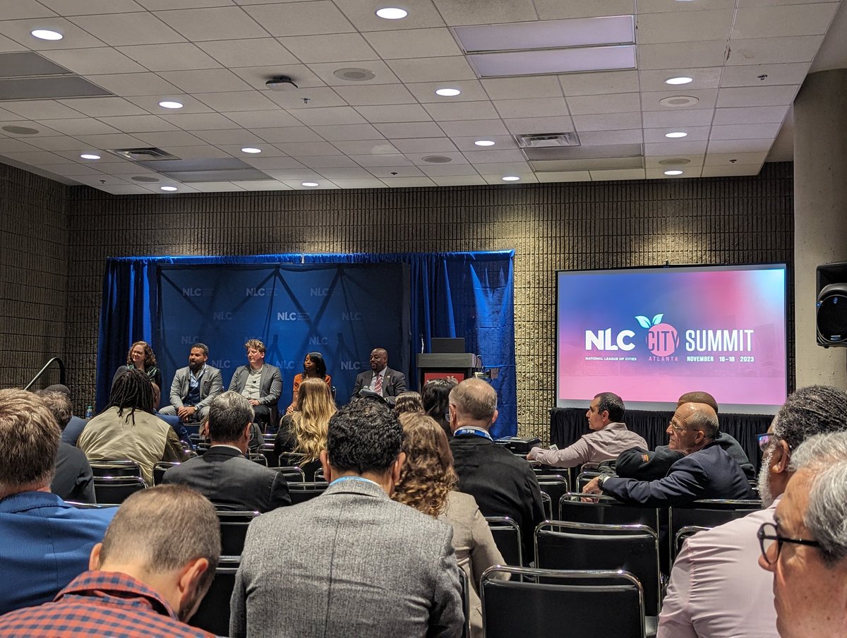 beckyldoyle's tweet photo. Cheering on the @WhatWorksCities team at #NLCCitySummit! Great to hear the light bulb moments in the audience about using data for policy decisions. https://t.co/Lhmhbf8z3R