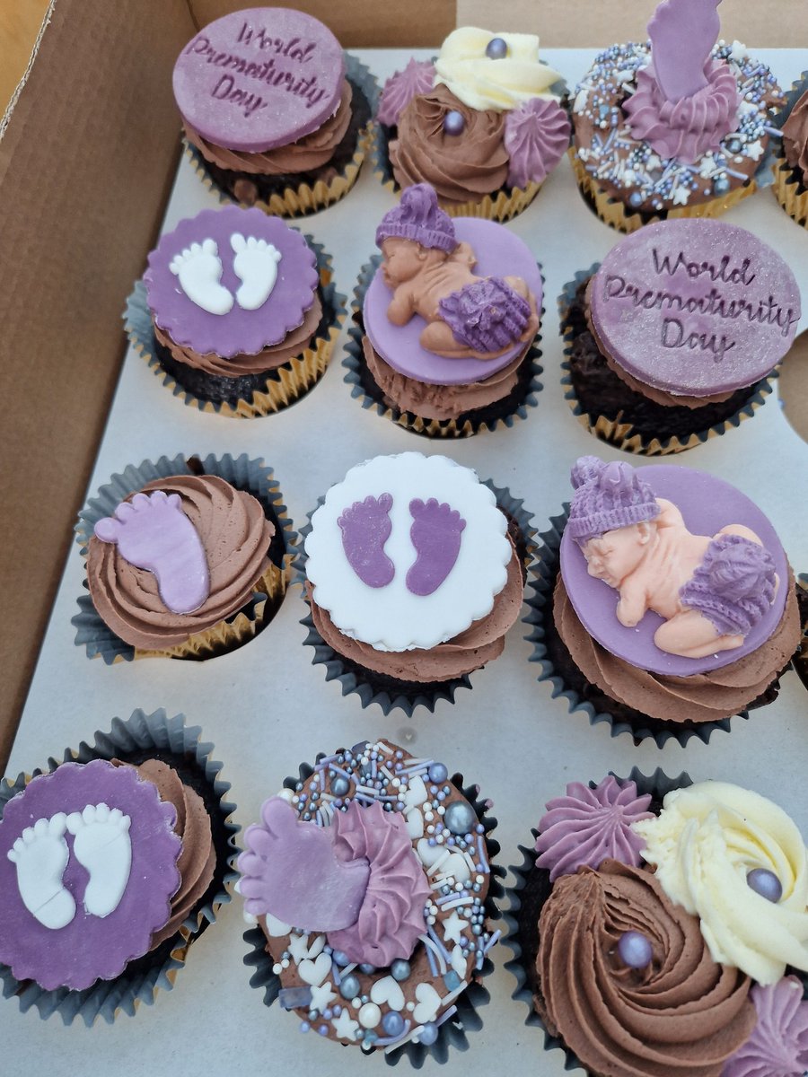 World Prematurity Day 2023 💜 ending a fabulous Neonatal week focusing on education @BWC_NHS Celebrating the work in caring for our most precious 👶 @SurgeryNeonatal @nicuBWC cakes made by our wonderful teams 🧁