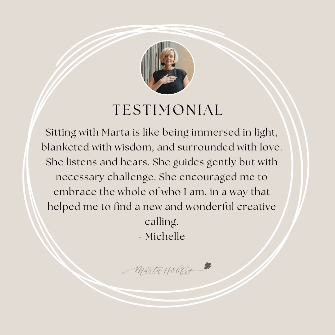 martahobbs's tweet photo. It is always such a gift to hear from others how my presence touches their hearts. Thank you, Michelle, for your beautiful words - they touch me deeply.
I treasure you and your friendship. It has been such a joy watching you bloom and blossom in so many ways! https://t.co/764Krz7uwQ