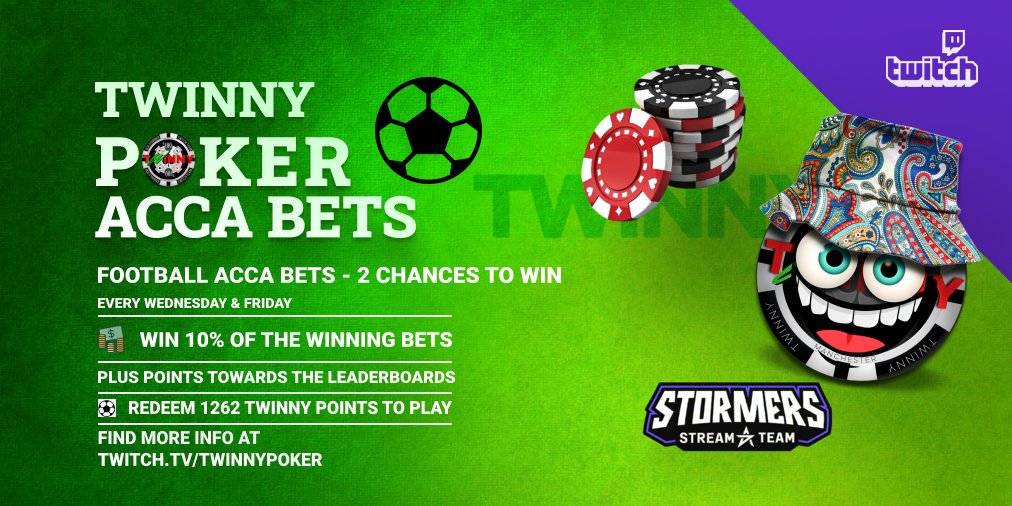 TwinnyPoker's tweet photo. We are Live with #WinterOSS Series, ACCA Bets with Viewers, 6pm GMT/1pm EDT,
⚽Redeem
⚽Take Your Pick
⚽2 Chances to Win
⚽Monthly/Yearly Leaderboards @keep_the_score
@ACRStormers @ACR_POKER
#ACRSportsBook #Good4Poker #ACRGiveaway #PositiveVibes
https://t.co/rV8J5BweVa https://t.co/MW0tJZj3iB