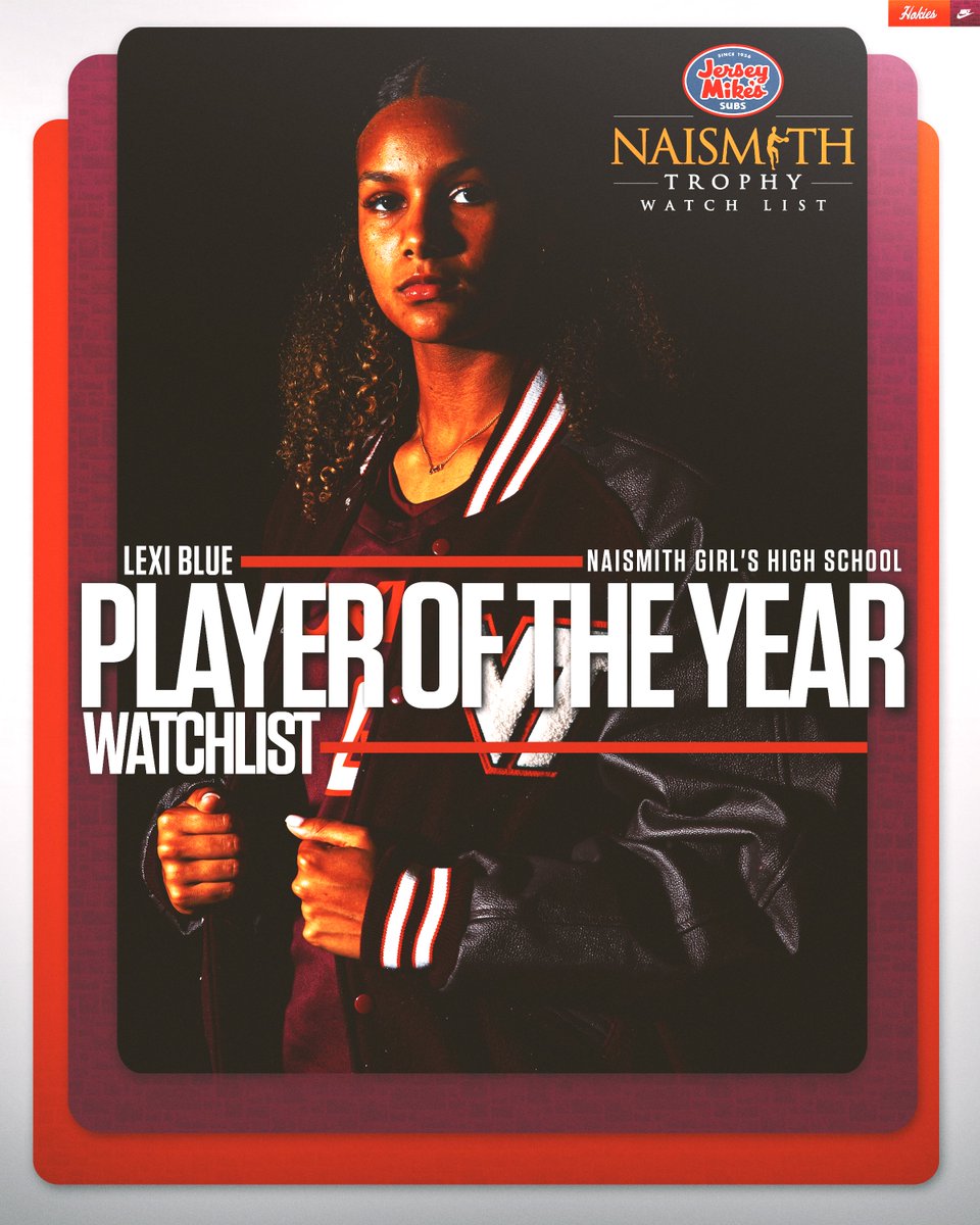 HokiesWBB's tweet photo. 𝘖𝘯𝘦 𝘰𝘧 𝘵𝘩𝘦 𝘣𝘦𝘴𝘵 𝘪𝘯 𝘵𝘩𝘦 🇺🇸

Congrats to @Lexi_blue5 for being named to the @NaismithTrophy Girl's High School Player of the Year preseason 50 watch list! https://t.co/ZClWWW6xEm