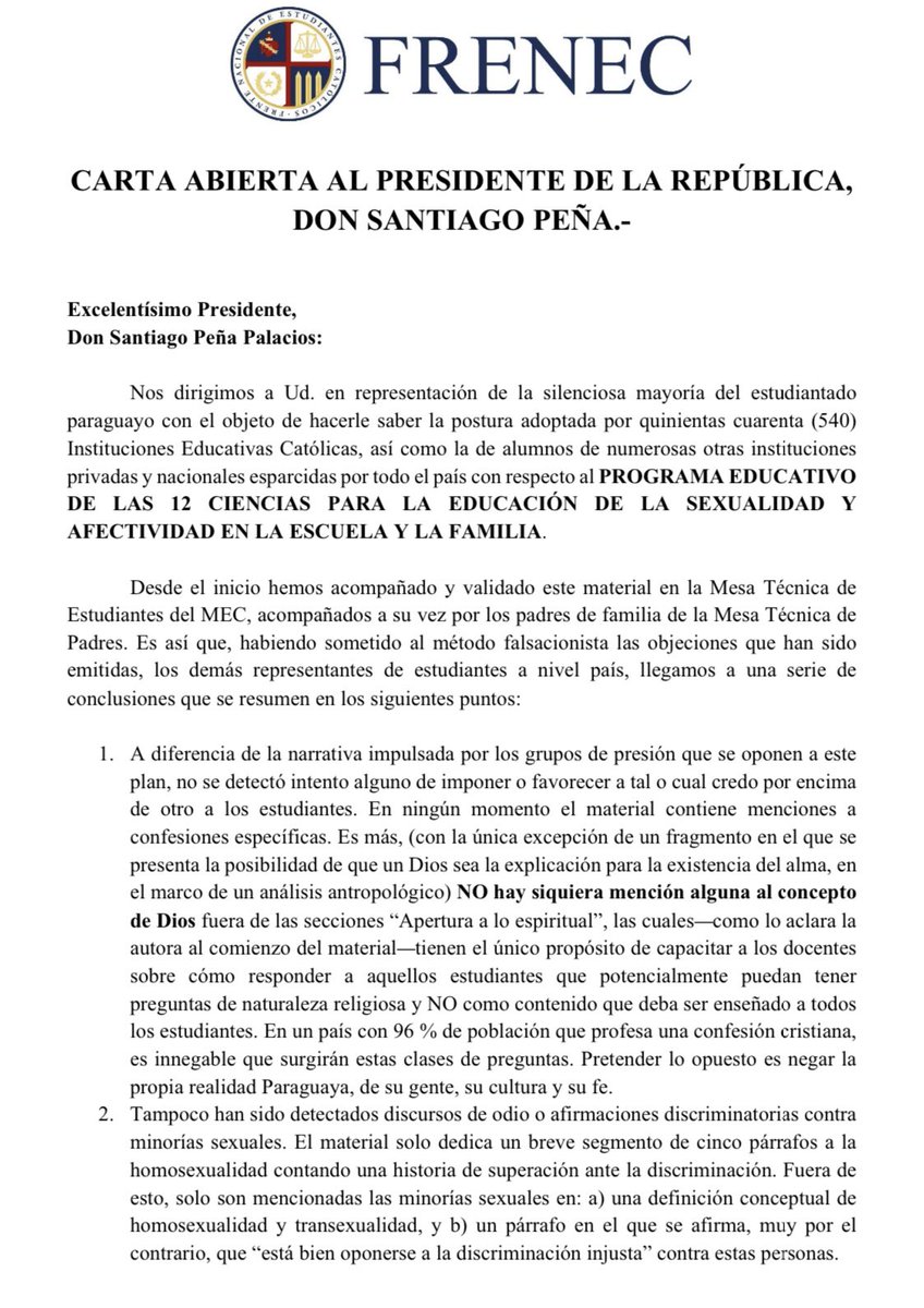 Frente Nacional de Estudiantes Católicos tweet media