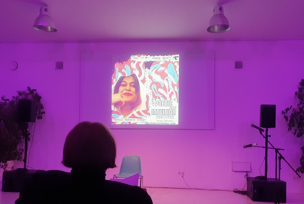 Can't wait to hear/see Jasmine Gardosi and Shefali Banerji perform at the Poetic Intuition Festival tonight!