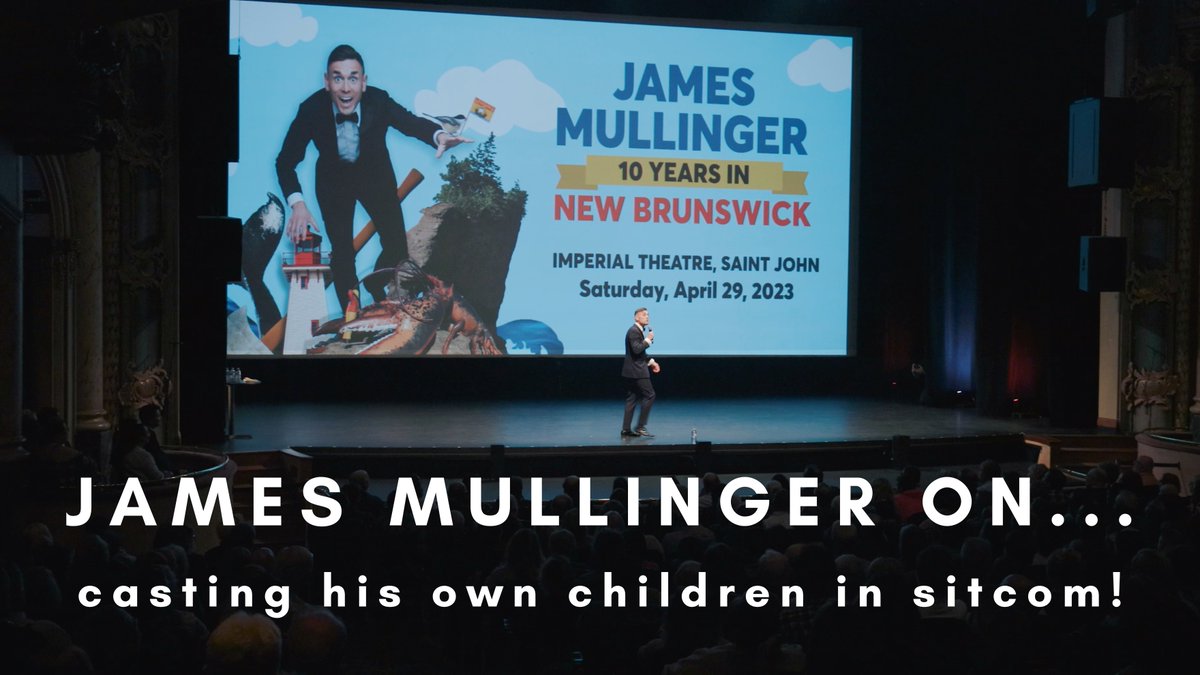 jamesmullinger's tweet photo. What's it like working with your own children on a sitcom?... Look no further!: https://t.co/bx7X5dPBtg.
Filmed live at @ImperialTheatre. With props given to @katnipgarden, @adamlordon, @TorrensJonathan, @marywalsh11! #SitCom #BritOutOfWater #SaintJohn #JamesMullinger https://t.co/dQhPYzPkCN