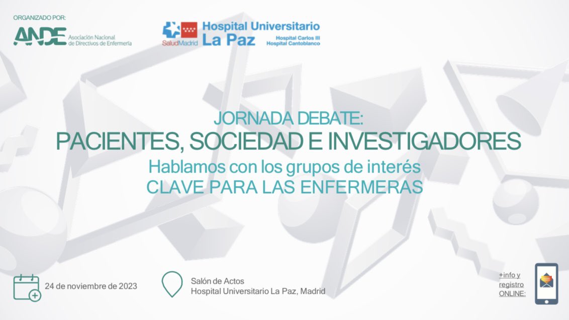 CalatayudMonica's tweet photo. ✨ ⏳Cuenta atrás para #jdebateANDE 

Ilusionada x aportar mi perspectiva sobre #NRC como estrategia de impulso de la #InvestigacionEnfermera en las organizaciones sanitarias y sociosanitarias &amp; poder desvirtualizar a @AdelaidaZabale1 #JoseMiguelMorales &amp; #FidelLópezEspuela 👇🏻👇🏻 https://t.co/1KXxompMjY