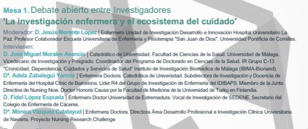 CalatayudMonica's tweet photo. ✨ ⏳Cuenta atrás para #jdebateANDE 

Ilusionada x aportar mi perspectiva sobre #NRC como estrategia de impulso de la #InvestigacionEnfermera en las organizaciones sanitarias y sociosanitarias &amp; poder desvirtualizar a @AdelaidaZabale1 #JoseMiguelMorales &amp; #FidelLópezEspuela 👇🏻👇🏻 https://t.co/1KXxompMjY