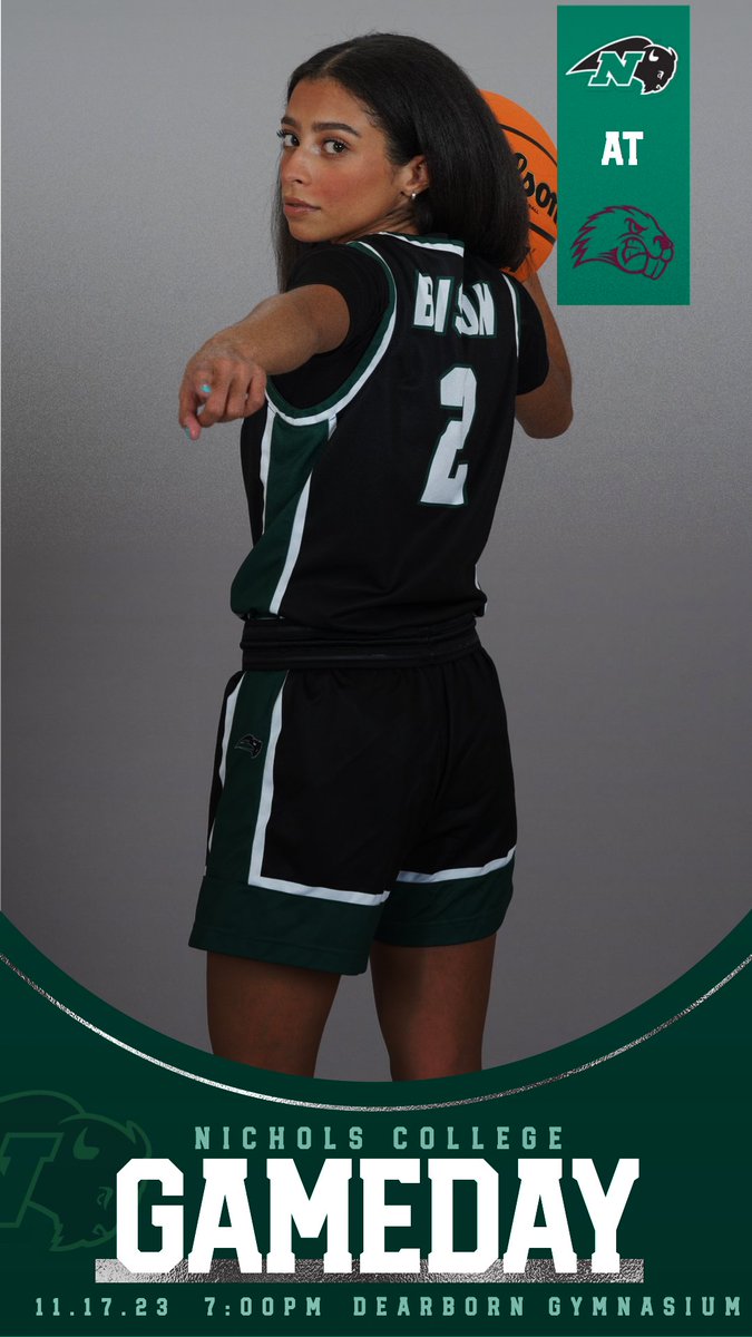 Nichols College Athletics (@ncbison) on Twitter photo WBB: <a href="/ncbison_wbball/">Nichols College WBB</a> travels to Farmington, ME to take on University of Maine Farmington in a non conference matchup!!
📍Dearborn Gymnasium (Farmington, ME)
🕒 7:00PM
#BisonPride🦬 WBB: <a href="/ncbison_wbball/">Nichols College WBB</a> travels to Farmington, ME to take on University of Maine Farmington in a non conference matchup!!
📍Dearborn Gymnasium (Farmington, ME)
🕒 7:00PM
#BisonPride🦬