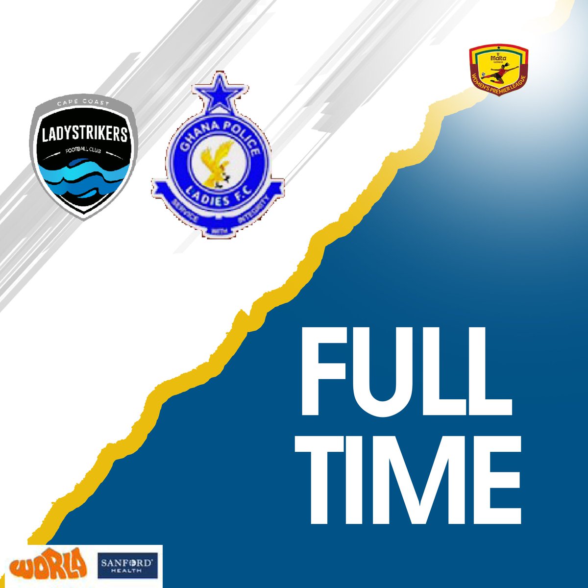*Malta Guinness women's Premier league week 4*

Full Time Result.

Ladystrikers 0-1 Police Ladies

*72"
Mary Berko