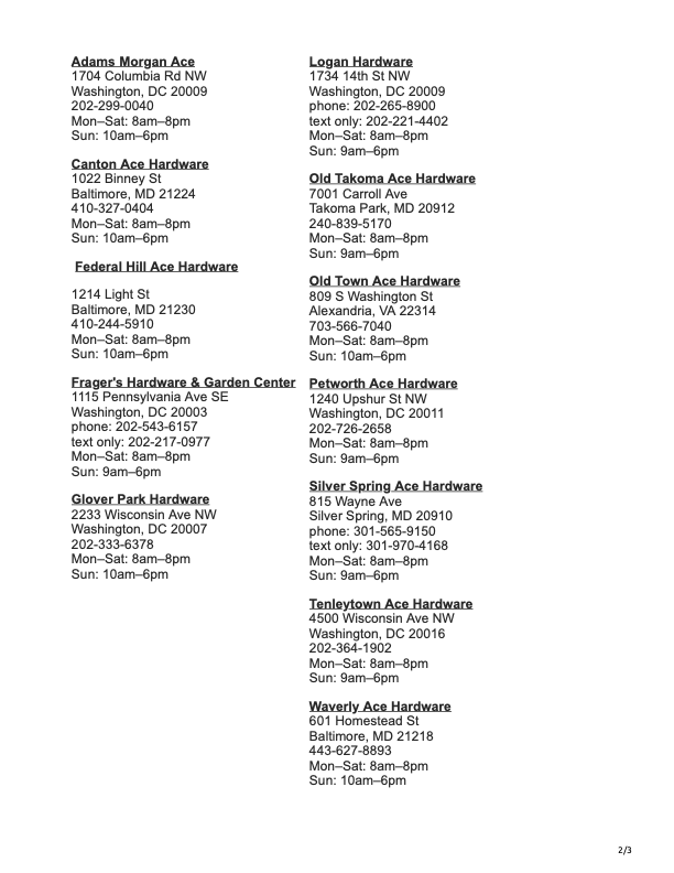 What’s better than chocolate? Chocolate that helps raise the minimum wage!
During November, chocolate sales at A Few Cool Hardware Stores' 12 employee-owned Ace Hardware stores in DC metro area and Baltimore will support #RaisetheWage

acehardwaredc.com/pages/our-loca…