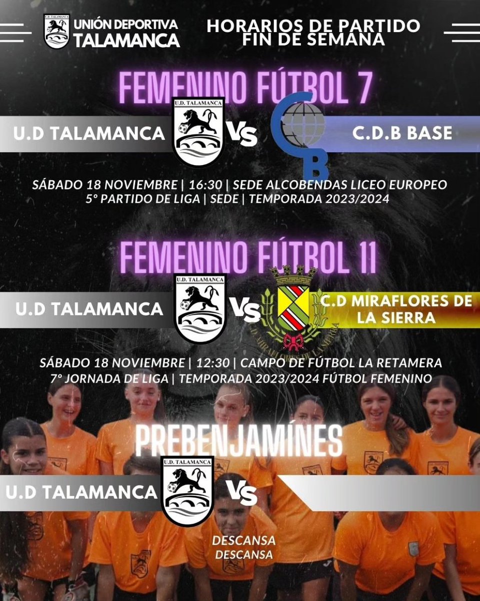 Horarios fin de semana 🖤🤍