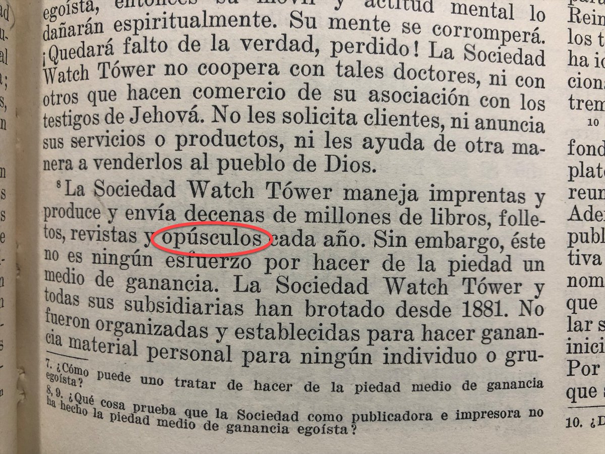 leocuellar's tweet photo. ¿Alguien tiene el más reciente opúsculo de la organización? Sin duda el lenguaje de nuestras publicaciones se ha simplificado muchísimo. (Referencia: W 15 de Enero 1949 p.25) https://t.co/68scej9oia