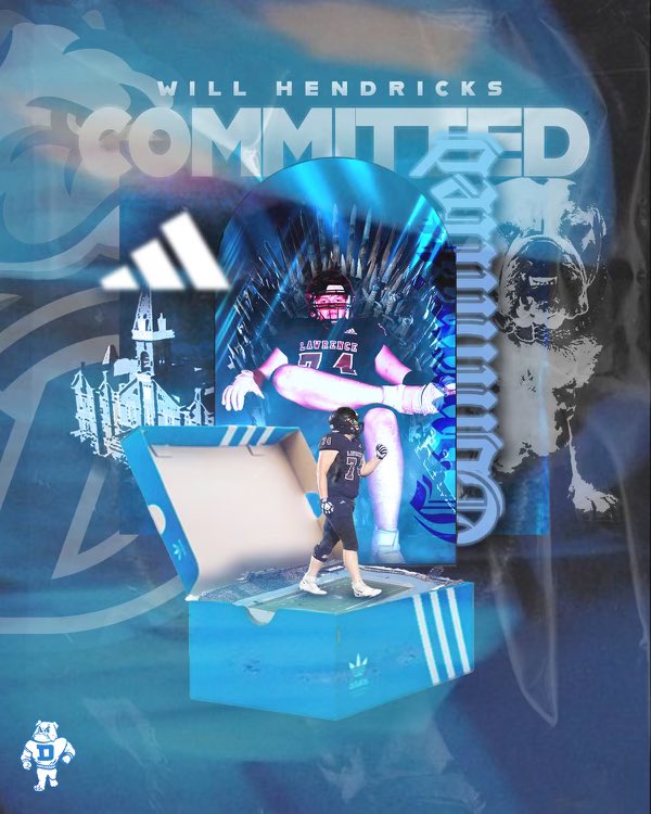 WillHendricks68's tweet image. Committed⚪️🔵‼️ Huge thank you to @CoachNThompson and @tstepsis for believing in me and allowing me to continue my athletic career‼️🐶
@CoachClintBowen @SSN_Drake @ubuntu_perform
