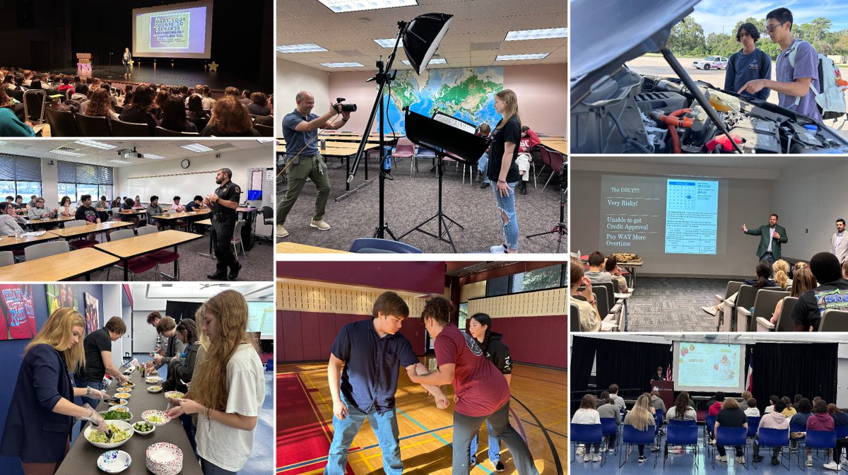 TomballISD's tweet photo. It's Feel Good Friday in @TomballISD!

@TISDTSA Students Take Part in Adulting Day 2023 “Chart Your Course to Success”

Read more: https://t.co/uJVfyqNyLp https://t.co/aJqfmss4JR