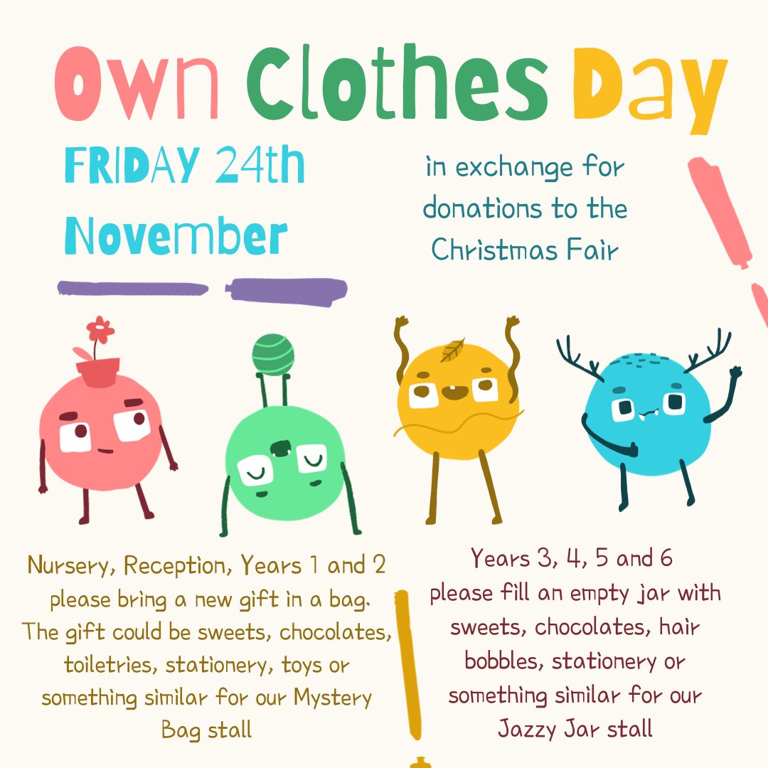 Don’t forget to put a little something extra in your shopping trolley this weekend for Mufti Day next week. 🤩