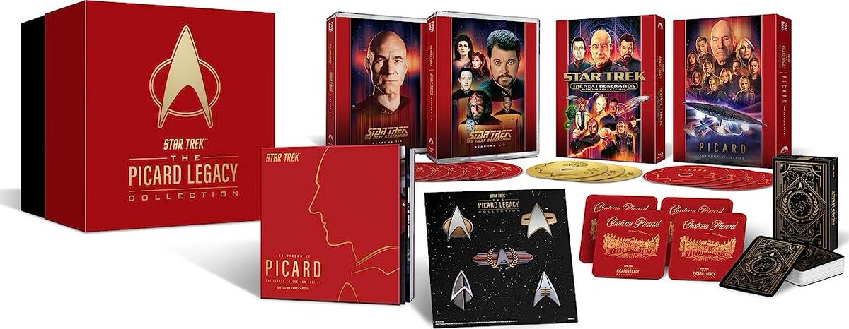 BenMkWrites's tweet image. Make it so. Follow us, RT + Tag a fellow #StarTrekPicard fan to enter to #win a copy of the 54-Blu-ray disc #StarTrek: The #PicardLegacy Collection, featuring every #TNG film, every episode of Star Trek: #TNG &amp;amp; every episode of Star Trek: #Picard, plus one-of-a-kind collectibles!