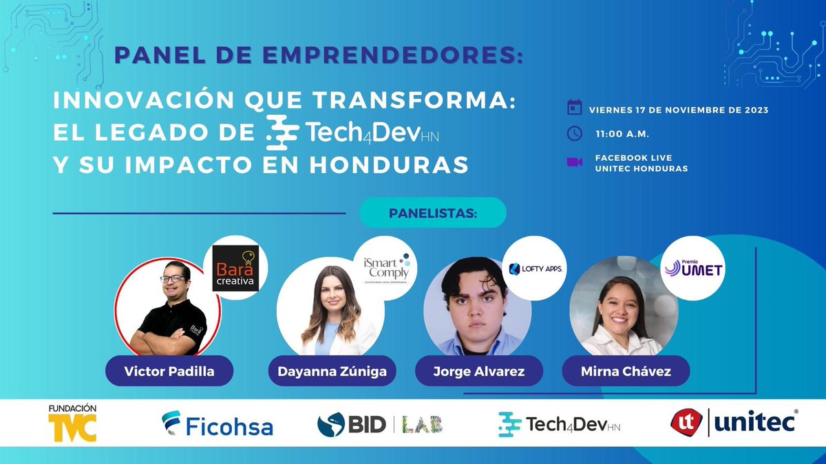 tech4devhn's tweet image. ¡Ya estamos en directo!

facebook.com/share/v/ZiW516…