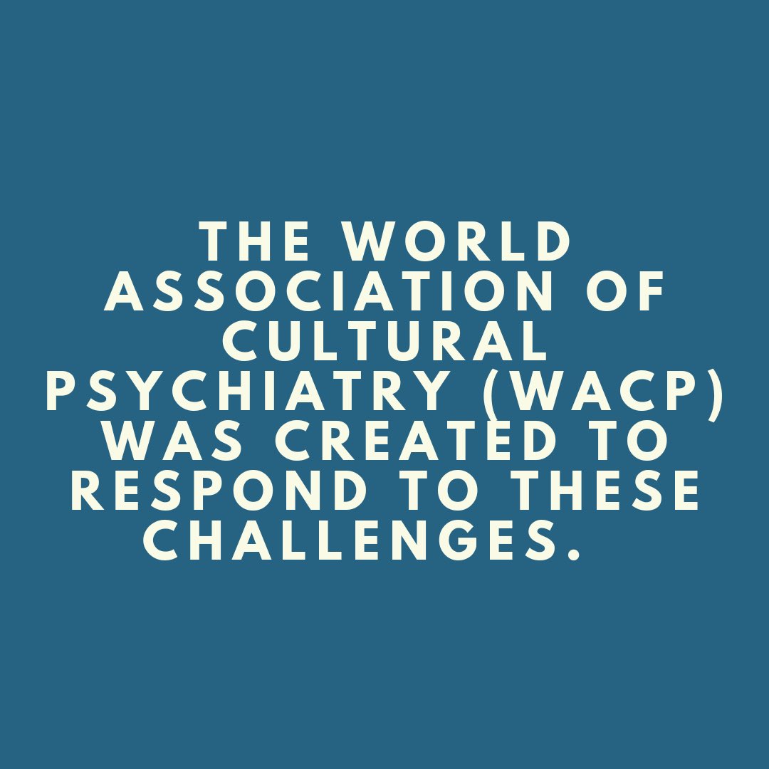 World Association of Cultural Psychiatry tweet media