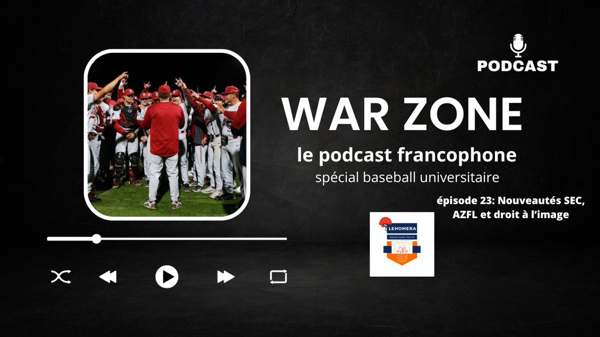 leHomERofficiel's tweet photo. ⚾ Serait-ce l'heure de l'épisode 23?
Oui. 
➡️ SEC + AFL (AZFL pour les intimes) + récentes affaires autour de la NIL
YouTube: https://t.co/JVCOYqmbQ2
Plateformes d'écoute: https://t.co/bNuUxIzaK5
🫡
#SEC #NCAA #AZFL #NIL #baseball #podcast https://t.co/51mFjIjd7f