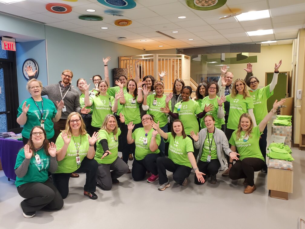 HennepinHC's tweet photo. Going green for Injury Prevention Day! #beinjuryfree https://t.co/Juoe0HQX3R