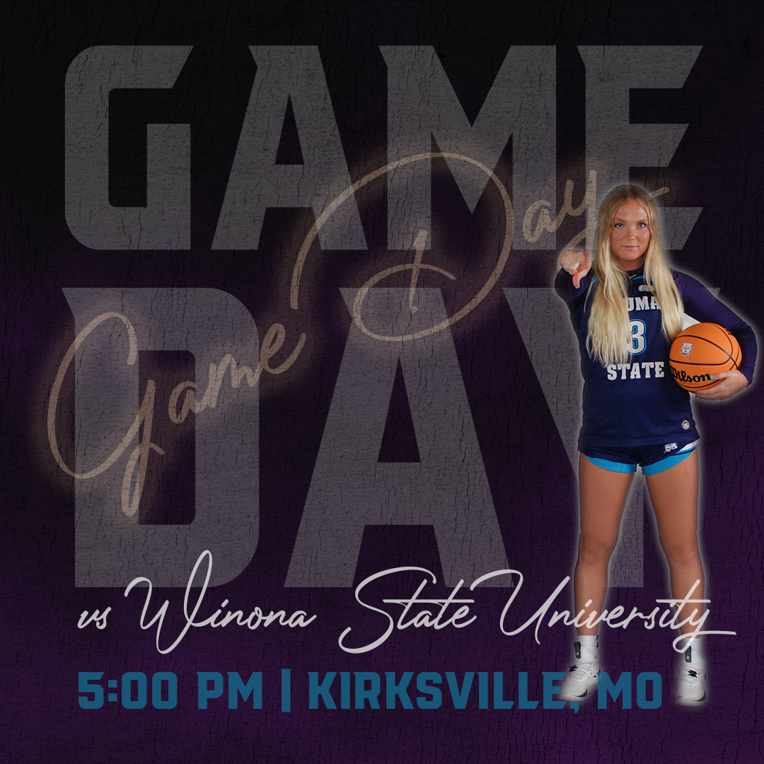 HOME SWEET HOME!
We match up against the Winona State Warriors tonight for our home opener!!

🏟️ Pershing Arena
⏰ 5:00PM
📊 sidearmstats.com/truman/wbball/
💻 ($) glvcsn.com/truman/
📻 player.listenlive.co/47651
